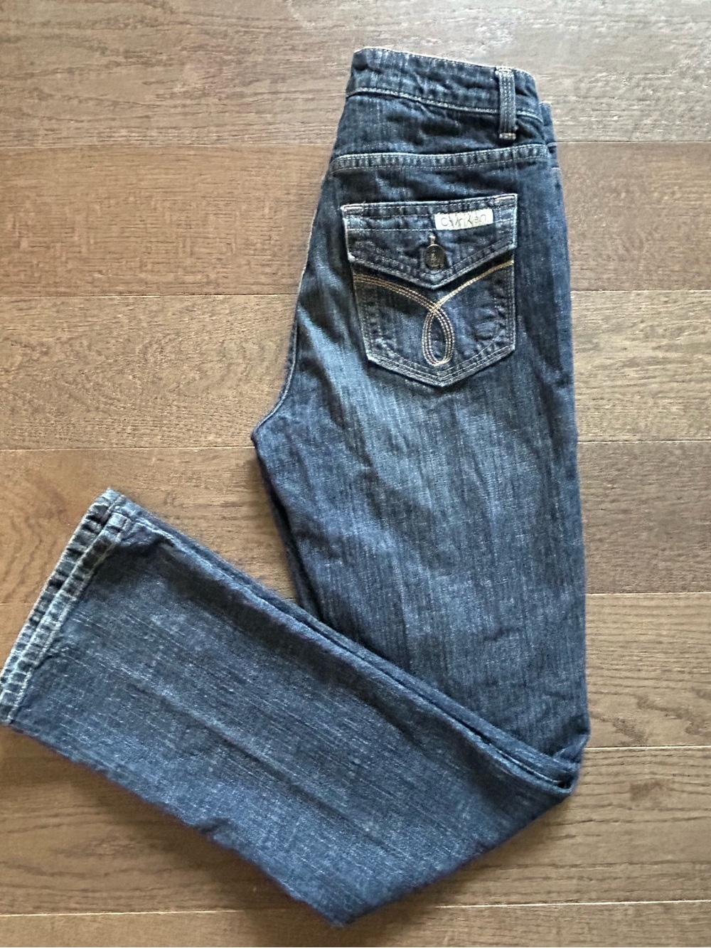 Vintage Calvin Klein Jeans Size 6 - Y2K Minimalist Straight Leg CBK Style